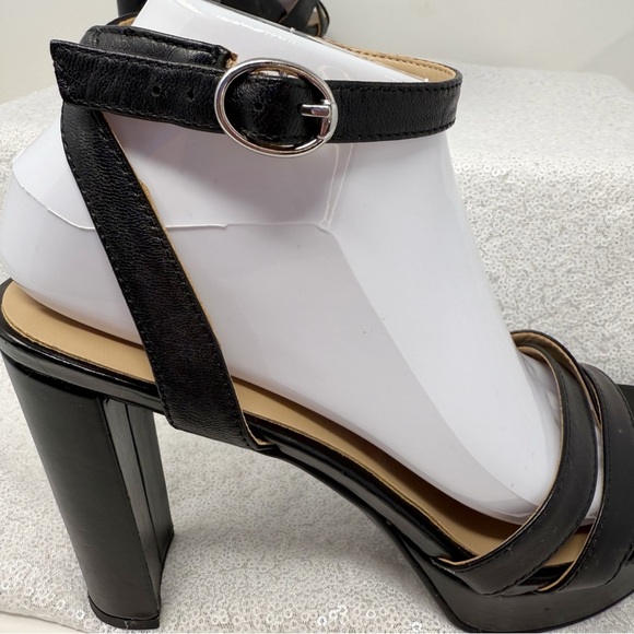 Naturalizer Mallory Ankle Strap Sandals/ Heels Black Size 9 Women’s. - Picture 12 of 16